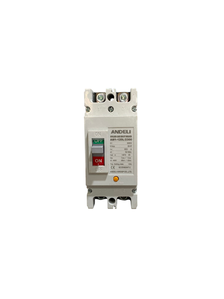 BREAKER 2X63A CAJA MOLDEADA  SERIE AMI