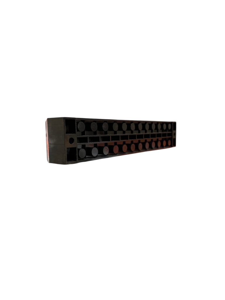 REGLETA DE BAQUELITA 25AMP 12P