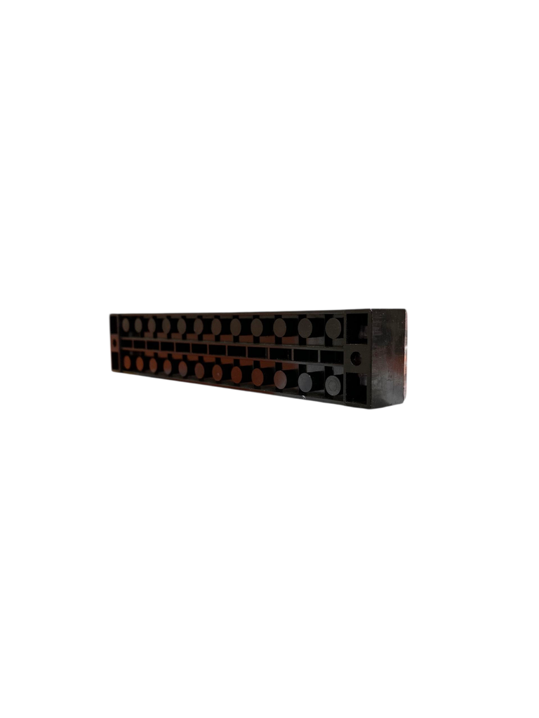 REGLETA DE BAQUELITA 25AMP 12P