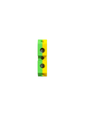 BORNERA 16mm RIEL SIMETRICO PARA CABLE 6 EK16/35 AMARILLA CON VERDE