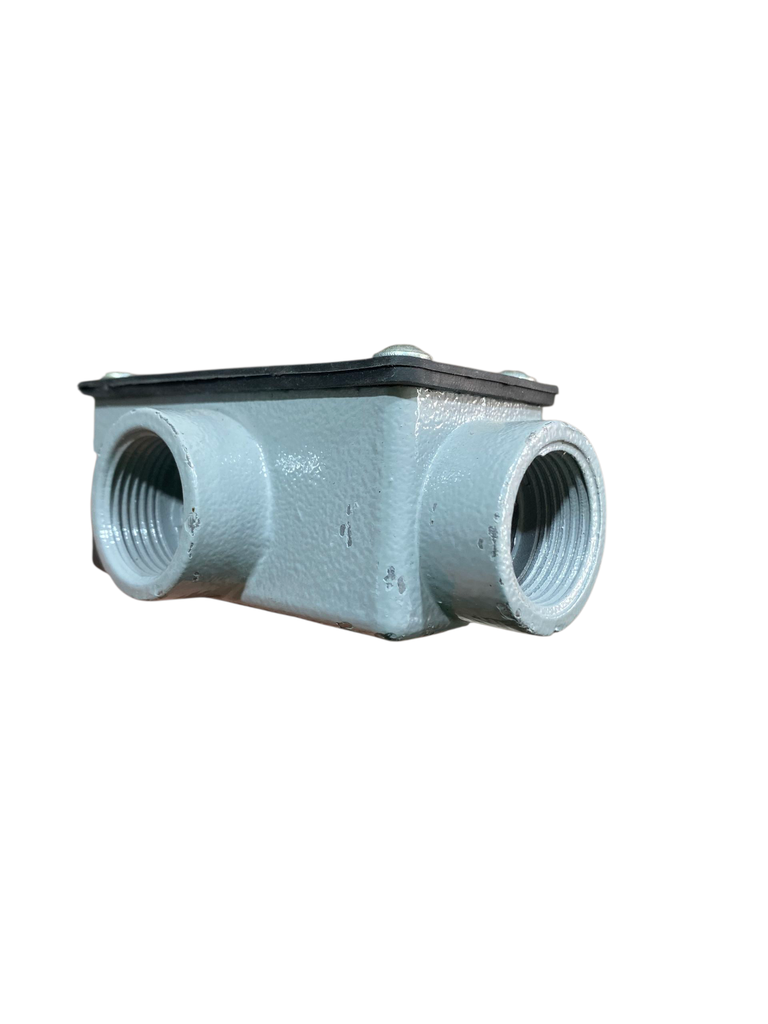 CAJA CONDULET X 1" PRESSOFUSIONE GRIS