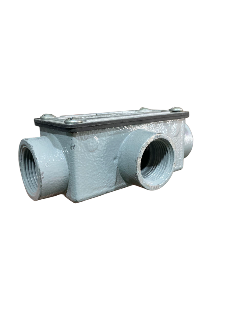 CAJA CONDULET X 1" PRESSOFUSIONE GRIS