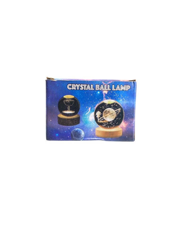 LAMPARA DE CRISTAL LED CON LUMINOSIDAD DE PLANETAS LD-1655 ILUM-VEN