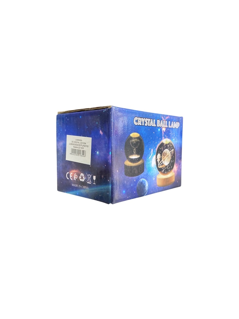 LAMPARA DE CRISTAL LED CON LUMINOSIDAD DE PLANETAS LD-1655 ILUM-VEN