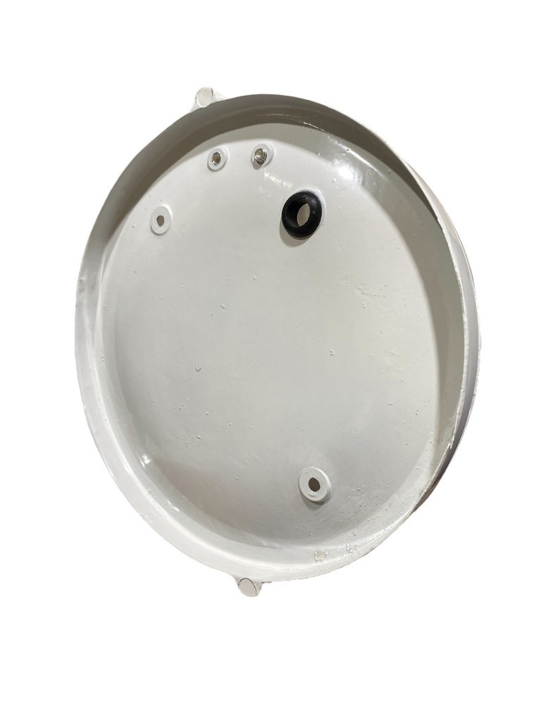 VAPOLETA REDONDA REJILLA BLANCA (NO INCLUYE BOMBILLOS)