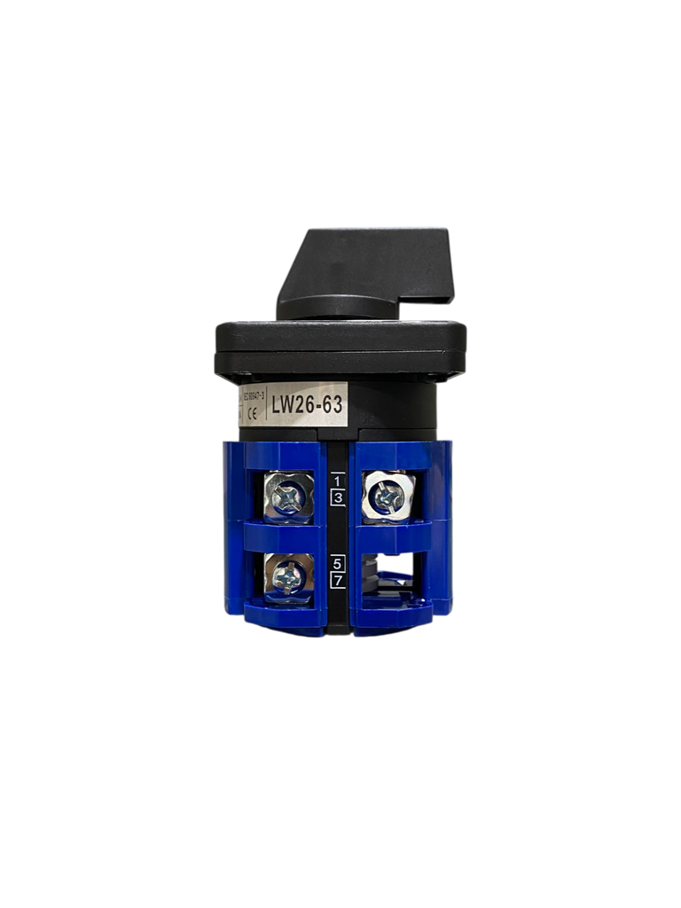 SELECTOR CONMUTADOR MANUAL ON-OFF 63A. 440V 2P