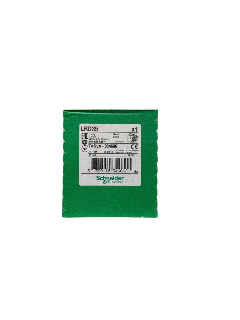 RELE TERMICO TESYS 30-38 AMP LRD35 SCHNEIDER ELECTRIC