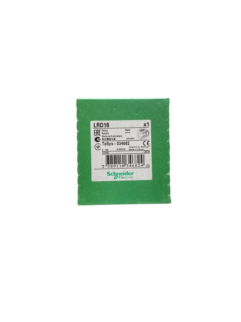 RELE TERMICO TESYS 9-13 AMP LRD16 SCHNEIDER ELECTRIC