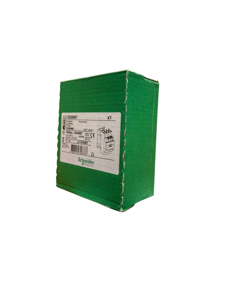 CONTACTOR 9 AMP BOBINA 220V SCHNEIDER ELECTRIC LC1D09M7