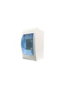 TABLERO DE DISTRIBUCION PLASTICO 3-4 CIRCUITOS RIEL DIN