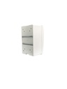 TABLERO DE DISTRIBUCION PLASTICO 3-4 CIRCUITOS RIEL DIN