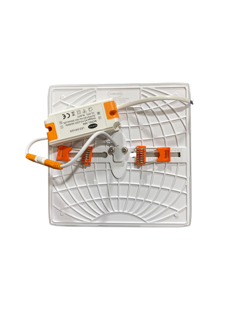 PANEL LED 38W CUADRADO EMPOTRABLE BORDE INFINITO 110-220V 