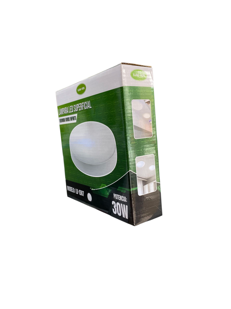 PANEL LED 30W REDONDO SUPERFICIAL BORDE INFINITO 85-265V 170MM 