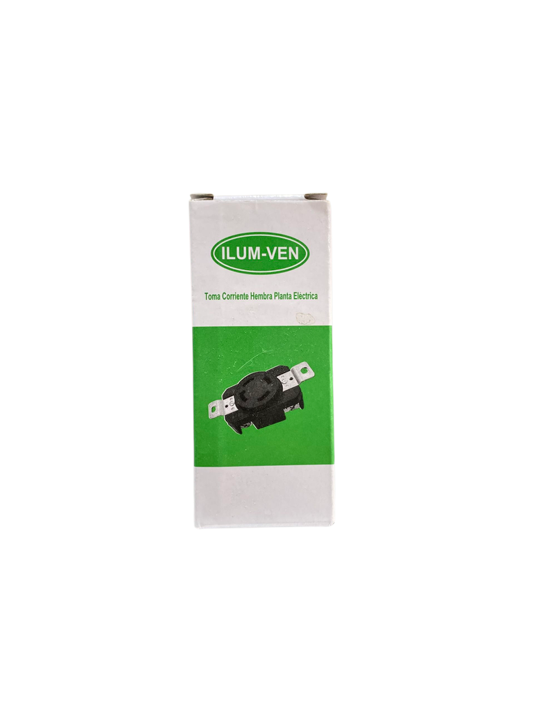 TOMACORRIENTE HEMBRA  PLANTA ELECTRICA 30AMP 125-250V LD-520 ILUM-VEN