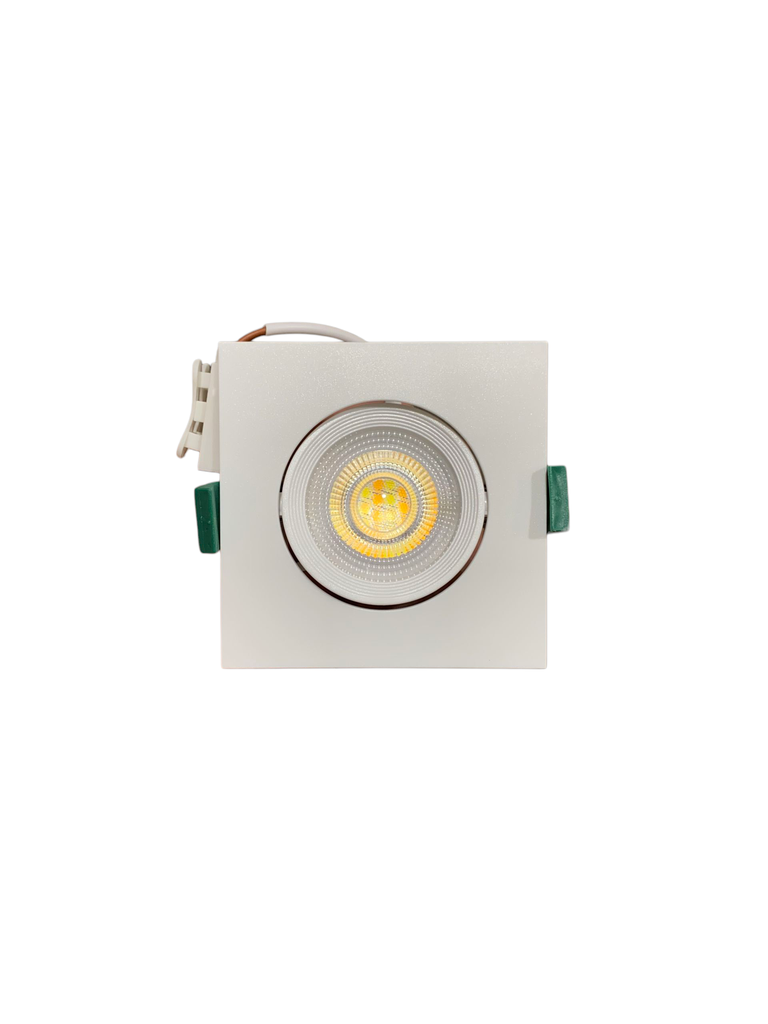 PANEL LED 7W CUADRADO EMPOTRABLE DIRIGIBLE 100-240V 3TONO (3K, 4K Y 6.5K) 560LM