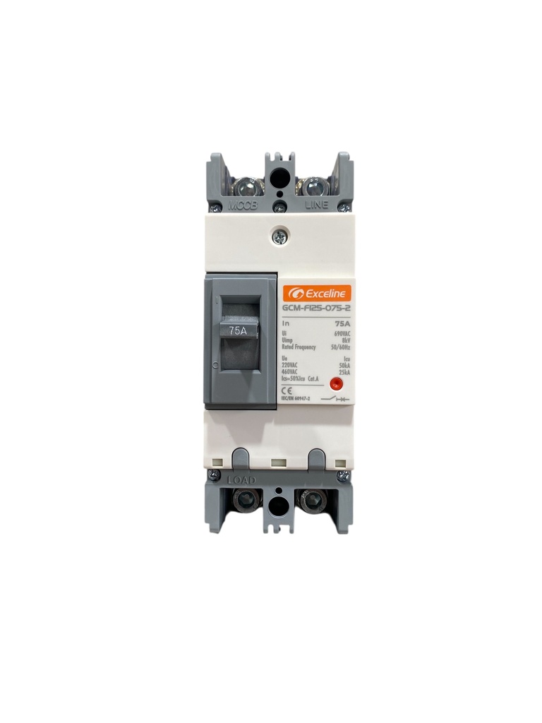BREAKER 2X75A CAJA MOLDEADA  TERMOMAGNETICOFIJO