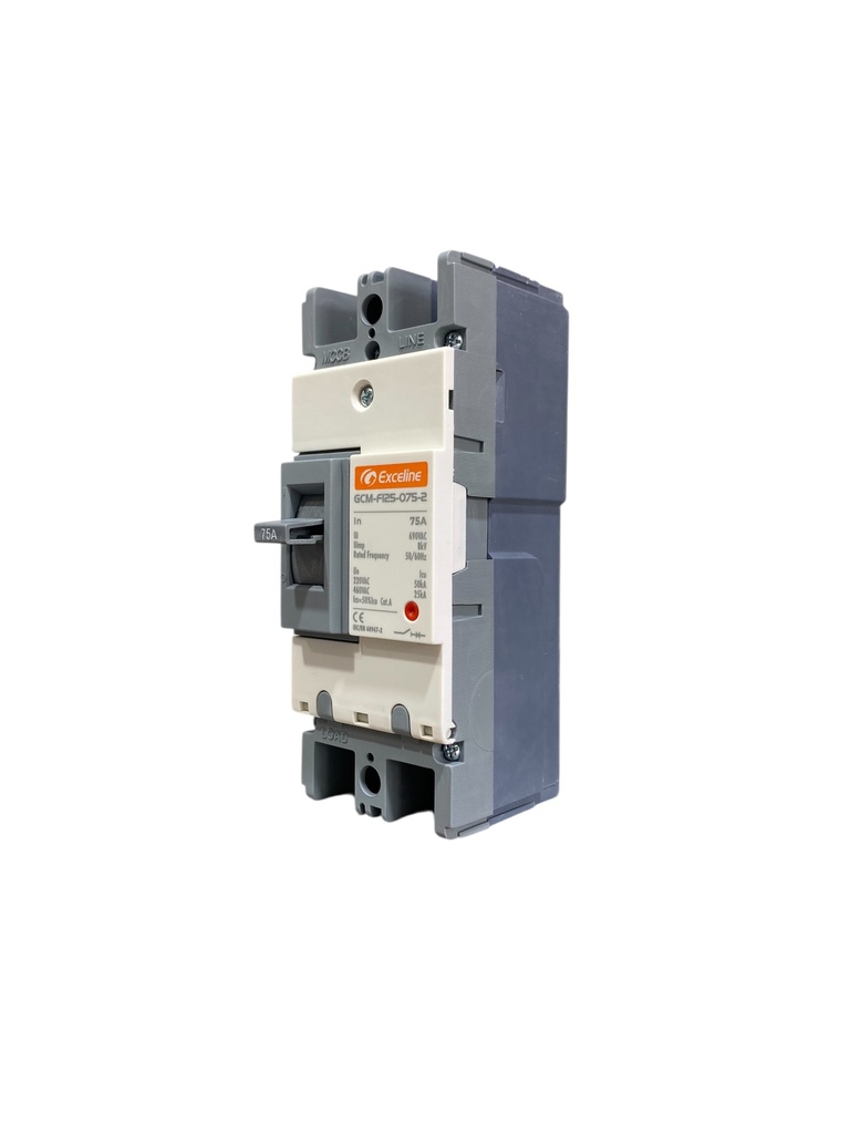 BREAKER 2X75A CAJA MOLDEADA  TERMOMAGNETICOFIJO