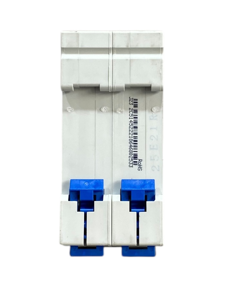 MINI BREAKER 2X25A 4.5KACC CURVA C 110/400V 50/60HZ