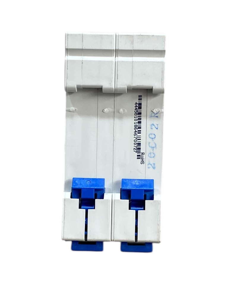 MINI BREAKER 2X20A 4.5KACC CURVA C 110/400V 50/60HZ