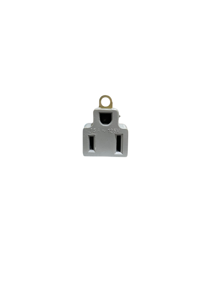 ENCHUFE ADAPTADOR 2P+T 15 A 125 V (BENJAMIN) ENC-03 FERMETAL