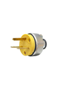 ENCHUFE MACHO METALICO 2P+T 220V 15A TIPO CHINO LUMINART