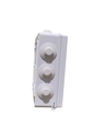 CAJA DE DERIVACION PLASTICA 200X200X80mm (7,9X7,9X3") PREPONCHADO IP65  COLOR BLANCO ANDELI