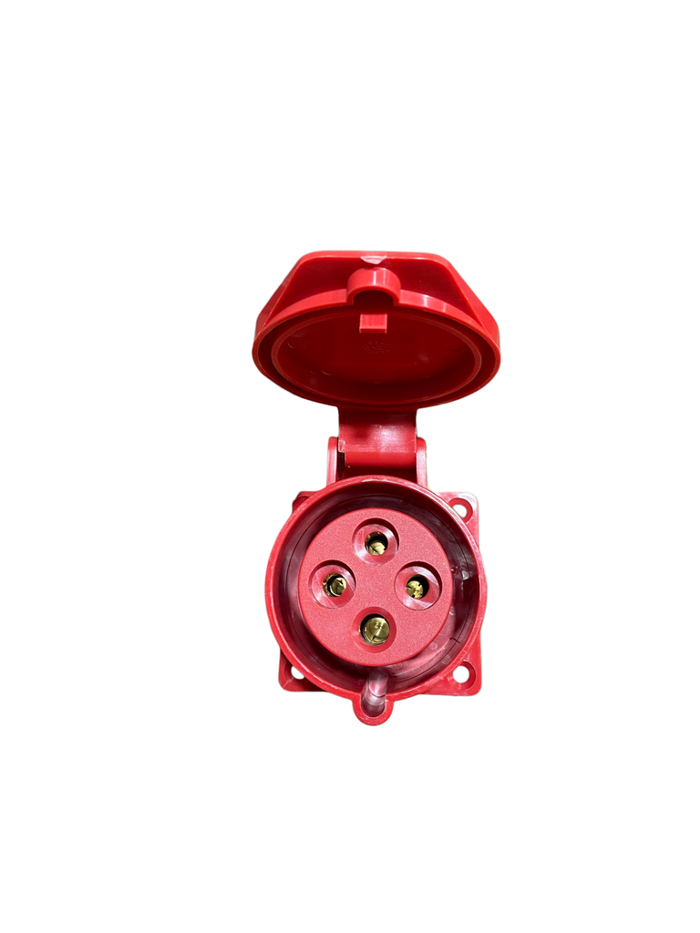 TOMA INDUSTRIAL HEMBRA 4PX32A(3P+T) PARA EMBUTIR 6H 380/415V 3S-424