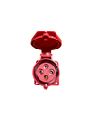 TOMA INDUSTRIAL HEMBRA 4PX32A(3P+T) PARA EMBUTIR 6H 380/415V 3S-424