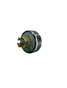 ENCHUFE  INDUSTRIAL MEDIA VUELTA 4P 20A 125V / 250V PINES DE COBRE - RING METAL