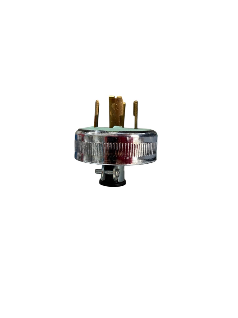ENCHUFE  INDUSTRIAL MEDIA VUELTA 4P 20A 125V / 250V PINES DE COBRE - RING METAL