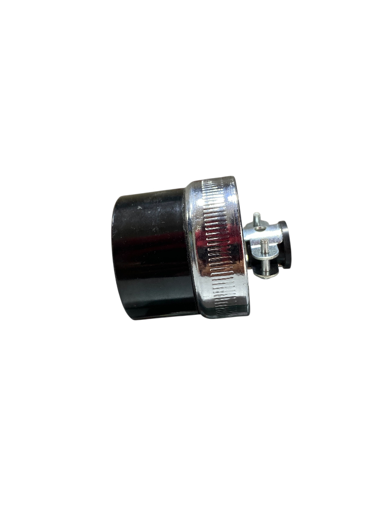 TOMA AEREA INDUSTRIAL MEDIA VUELTA 4P 20A 125V / 250V  BAQUELITA NEGRA - ARO DE METAL