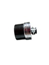 TOMA AEREA INDUSTRIAL MEDIA VUELTA 4P 20A 125V / 250V  BAQUELITA NEGRA - ARO DE METAL