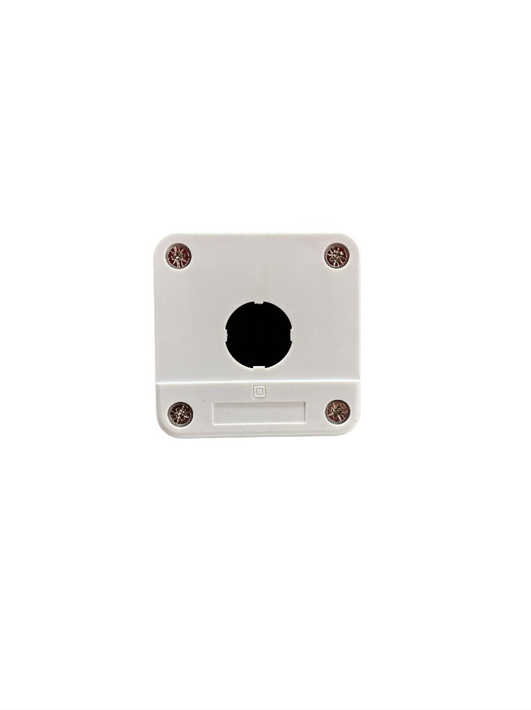 CAJA BOTONERA 1 HUECO x Ø22 mm PLASTICA BLANCA  TIPO HAL-B01 CAJ0101 DB ELECTRIC