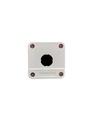 CAJA BOTONERA 1 HUECO x Ø22 mm PLASTICA BLANCA  TIPO HAL-B01 CAJ0101 DB ELECTRIC