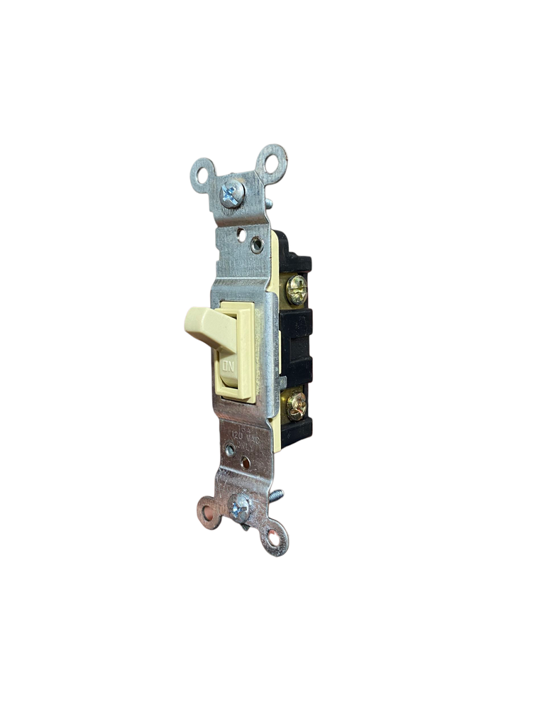 INTERRUPTOR DE PALANCA 15A 120VAC  SUICHE MARFIL