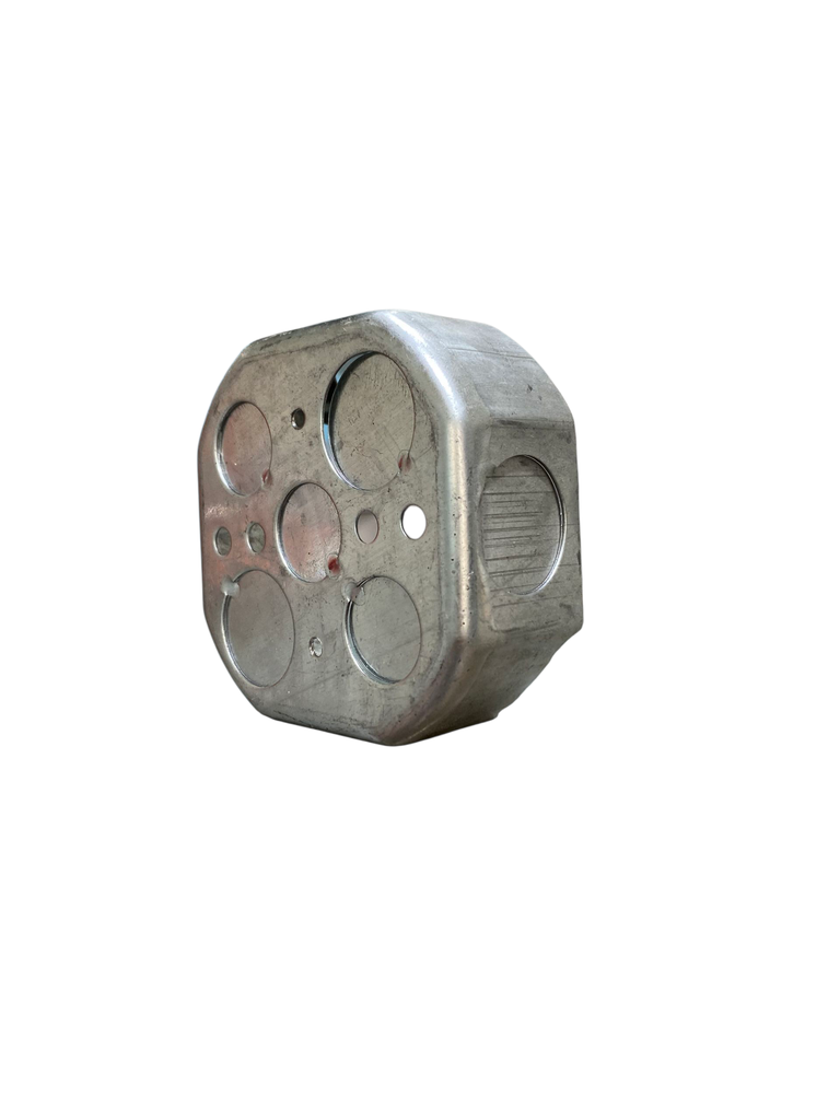 CAJETIN METALICO OCTOGONAL 4" EMT SALIDA 3/4"