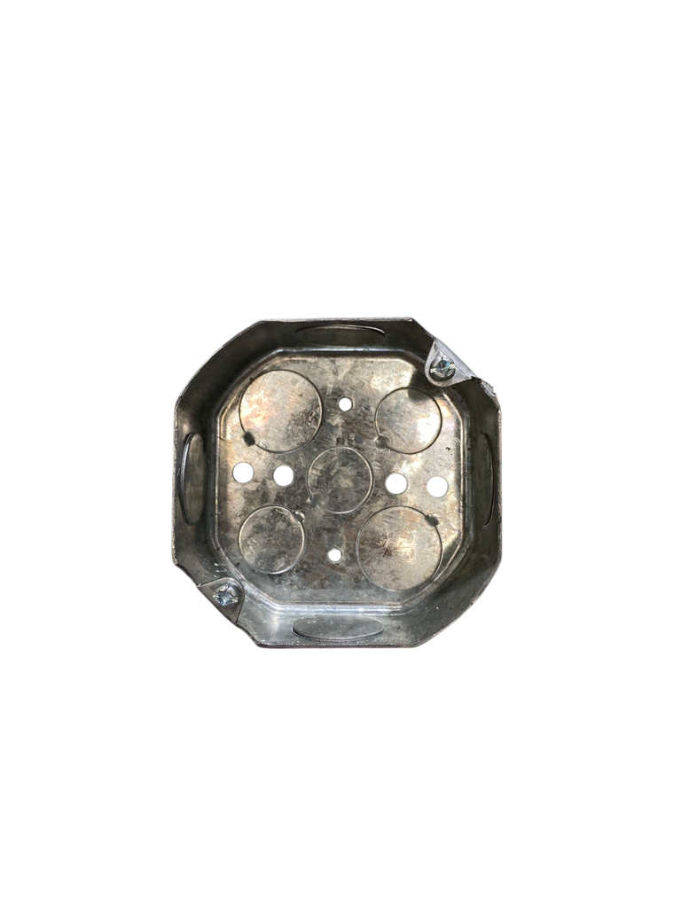 CAJETIN METALICO OCTOGONAL 4" EMT SALIDA 3/4"