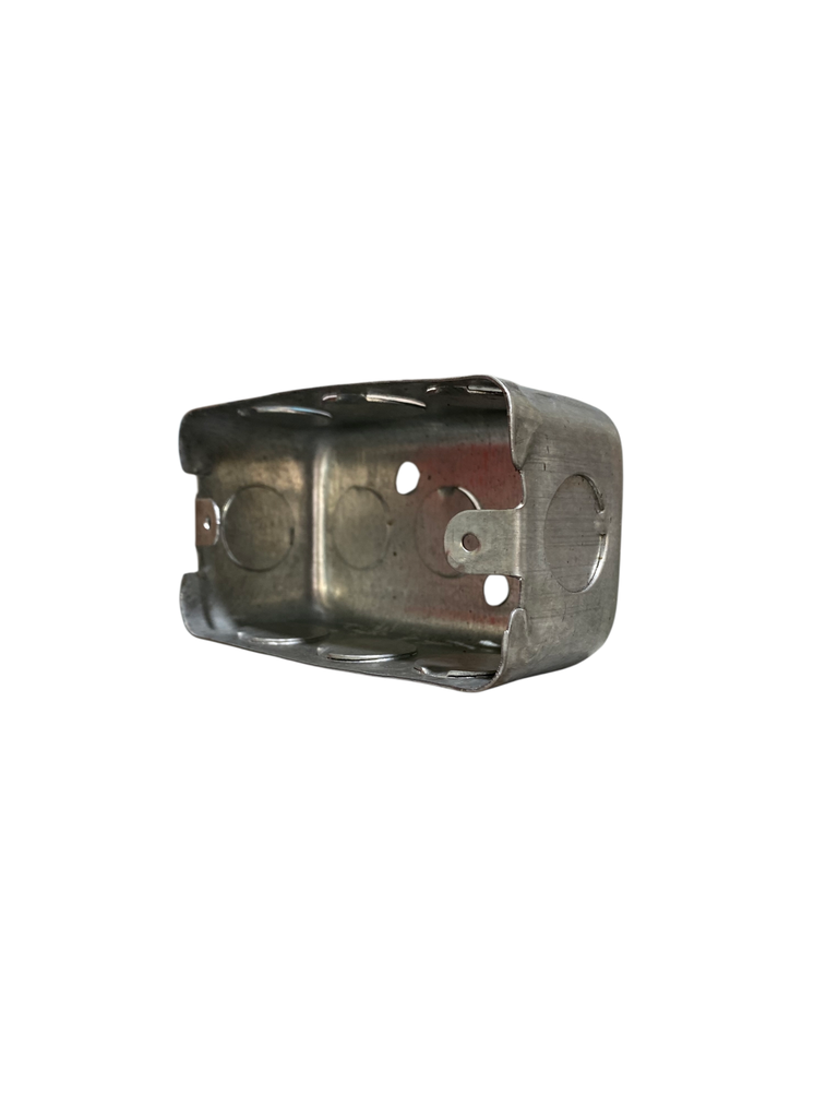 CAJETIN METALICO RECTANGULAR 4X2" EMT SALIDA 1/2"