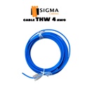 CABLE 4 AWG THHW 90°C PVC CU CLASE B 1P 600 V 7H SIGMA