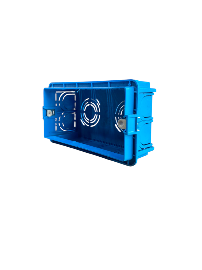 CAJA EMPOTRABLE RECTANGULAR 4 MODULOS AZUL V71304 VIMAR