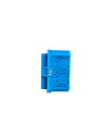 CAJA EMPOTRABLE RECTANGULAR 4 MODULOS AZUL V71304 VIMAR