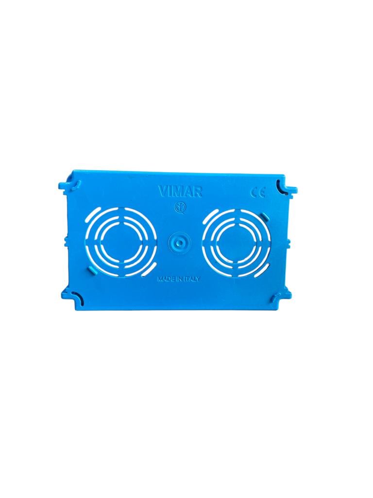 CAJA EMPOTRABLE RECTANGULAR 4 MODULOS AZUL V71304 VIMAR