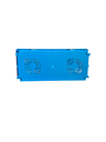 CAJA EMPOTRABLE RECTANGULAR 6-7 MODULOS AZUL V71306 VIMAR