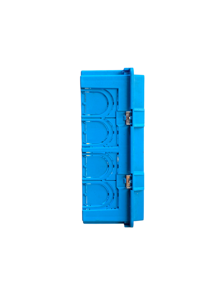 CAJA EMPOTRABLE RECTANGULAR 8 MODULOS AZUL V71318 VIMAR