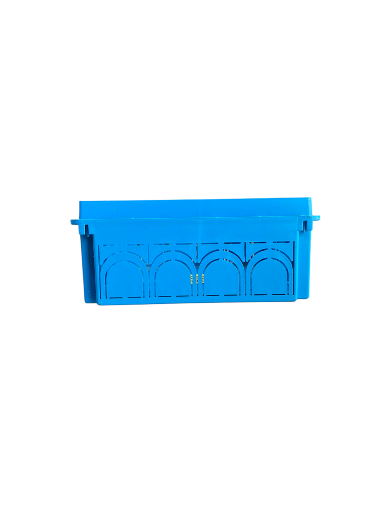 CAJA EMPOTRABLE RECTANGULAR 8 MODULOS AZUL V71318 VIMAR