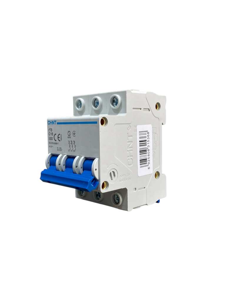 MINI BREAKER 3X16A 4.5KACC CURVA C 110/400V 50/60 HZ CHINT