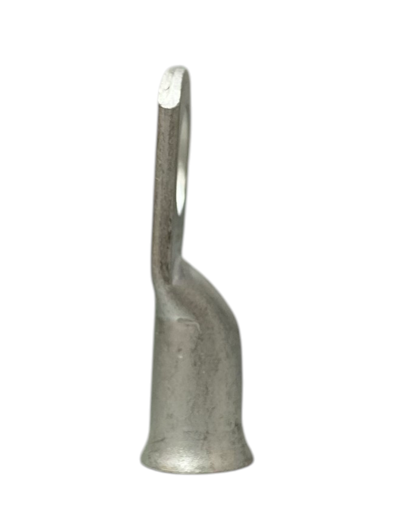 TERMINAL ANILLO 1H P/CABLE #4AWG OJAL 3/8" COBRE ESTAÑADO CAÑON CORTO