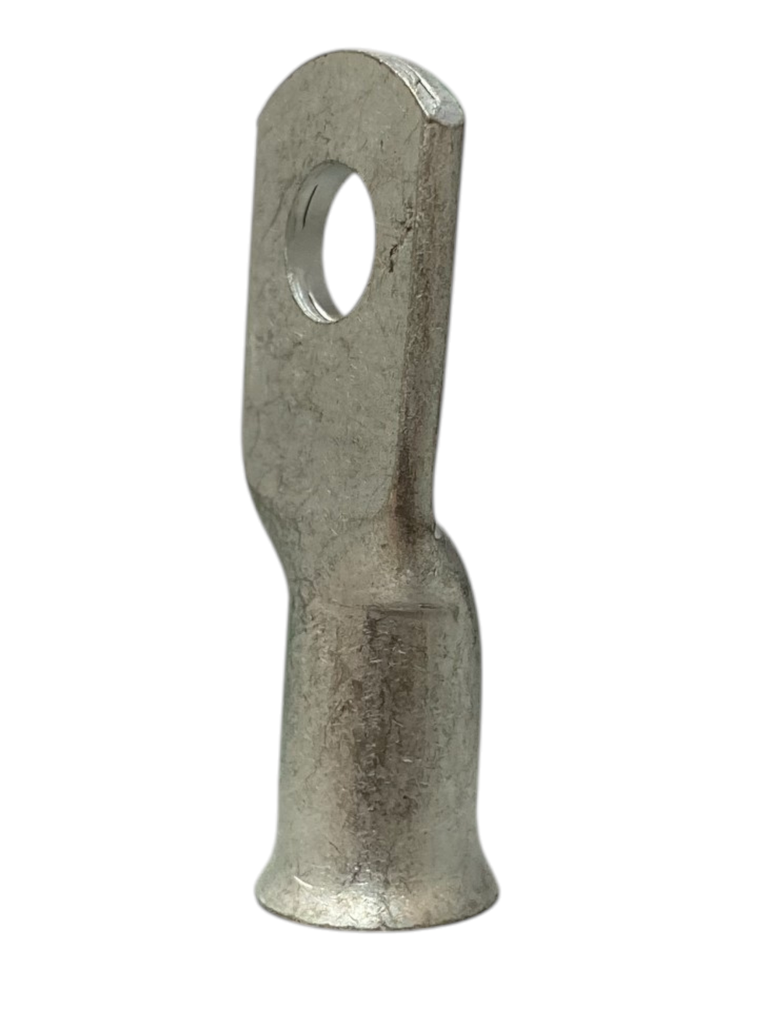 TERMINAL ANILLO 1H P/CABLE #4AWG OJAL 1/4" COBRE ESTAÑADO CAÑON CORTO