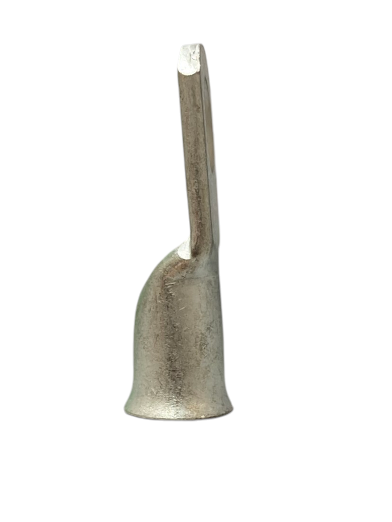 TERMINAL ANILLO 1H P/CABLE #2AWG OJAL 3/8" COBRE ESTAÑADO CAÑON CORTO