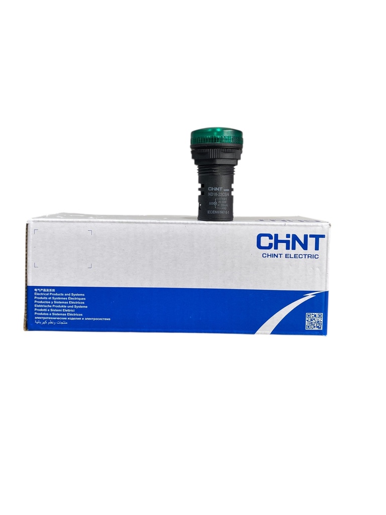 LUZ PILOTO LED 110/220V VERDE Ø22mm IP40